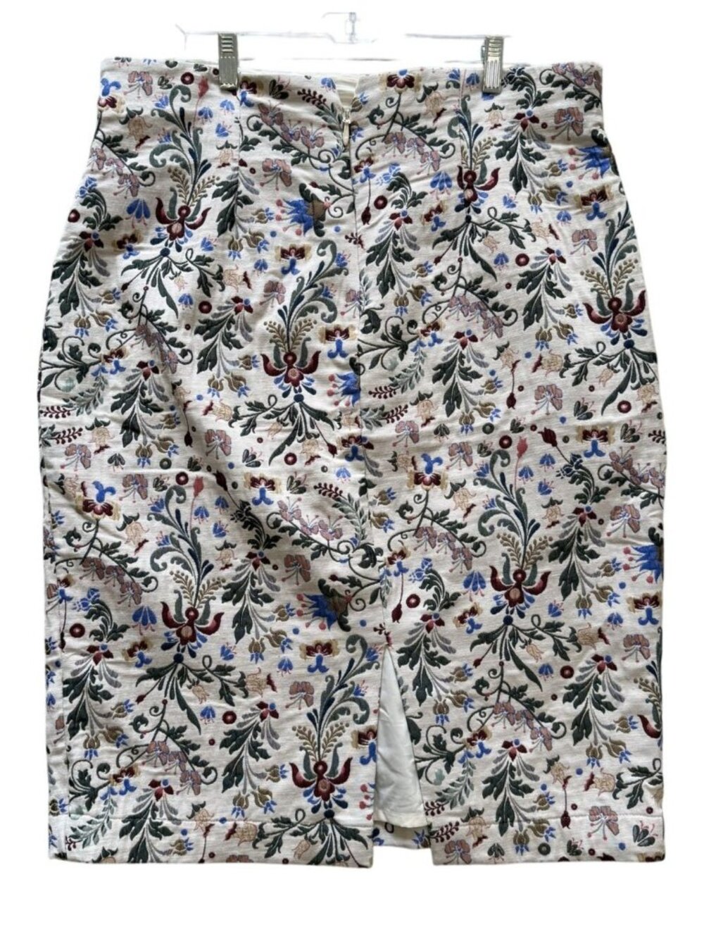 Eva Mendes New York Company Floral Pencil Skirt Size 14 Multicolor Career Wear - Picture 5 of 6